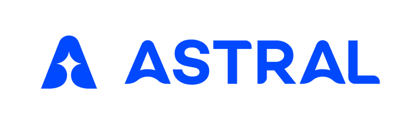 Astral Horizontal Blue Logo